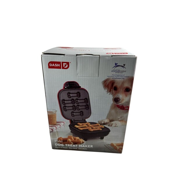 Dash Express Dog Treat Maker Complete w/Manual & Recipes- New in Box - Picture 2 of 7